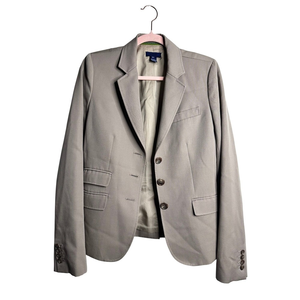 J. Crew 6T Tan Wool Blend Blazer Jacket.  6 Tall
